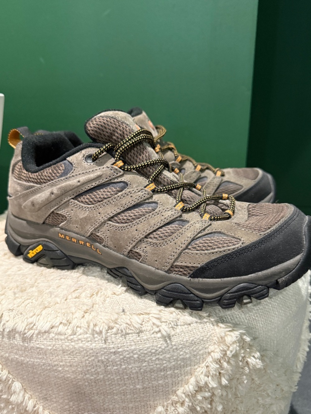 Merrell Men's Gray and Black Trail Running Shoes - Picture 4 of 9